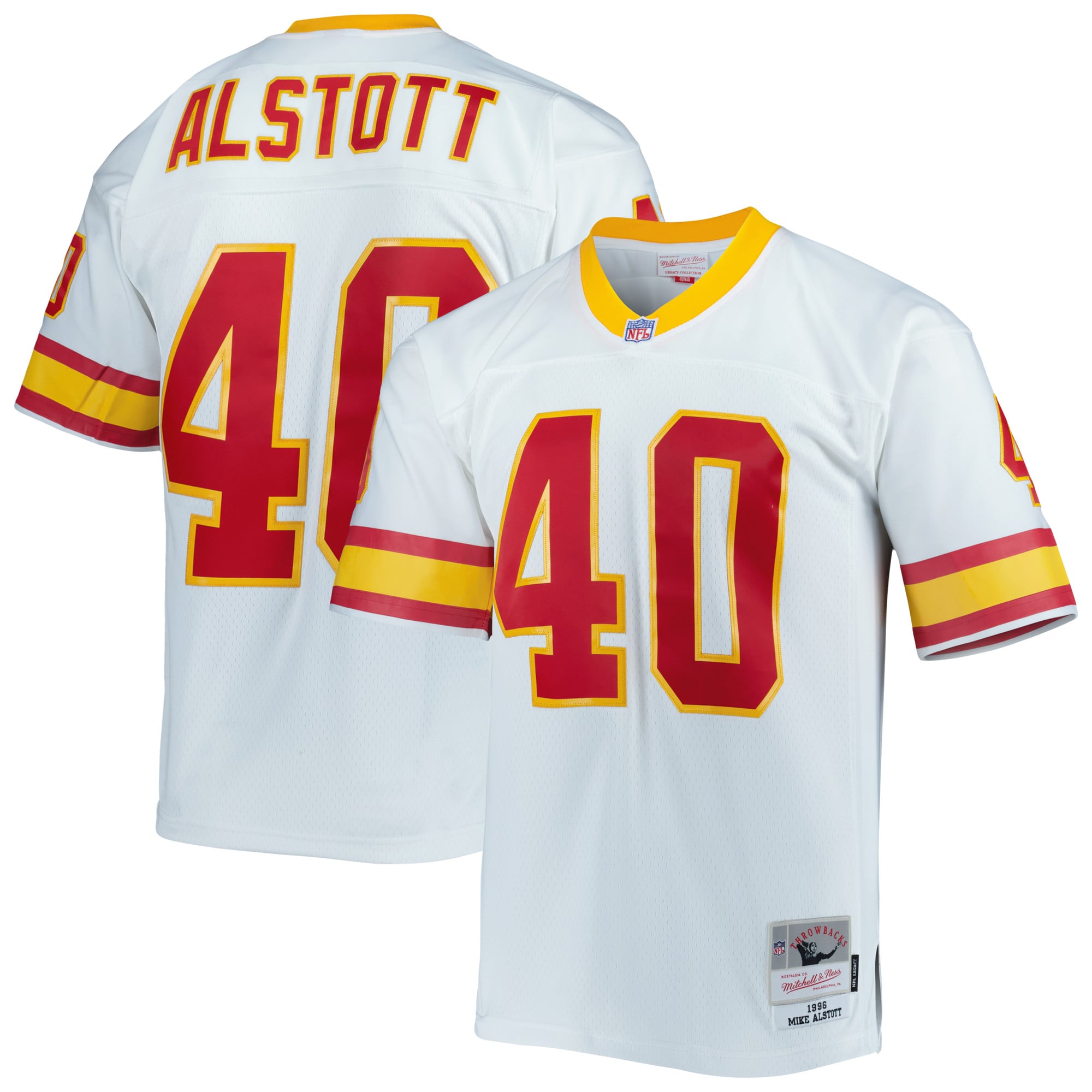 Tampa Bay Buccaneers White Legacy Replica Jersey for Women – Mike Alstott