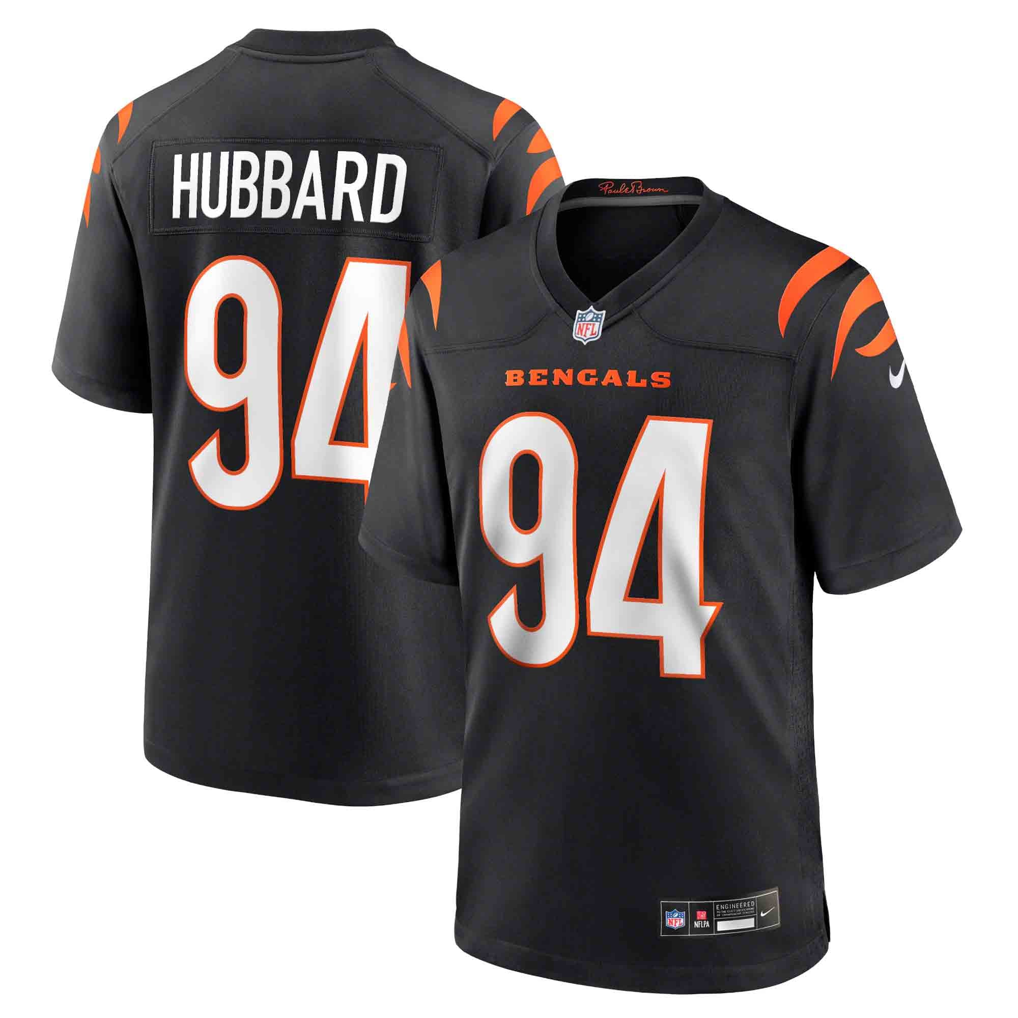 Cincinnati Bengals Black Football Player Jersey for Men – Sam Hubbard