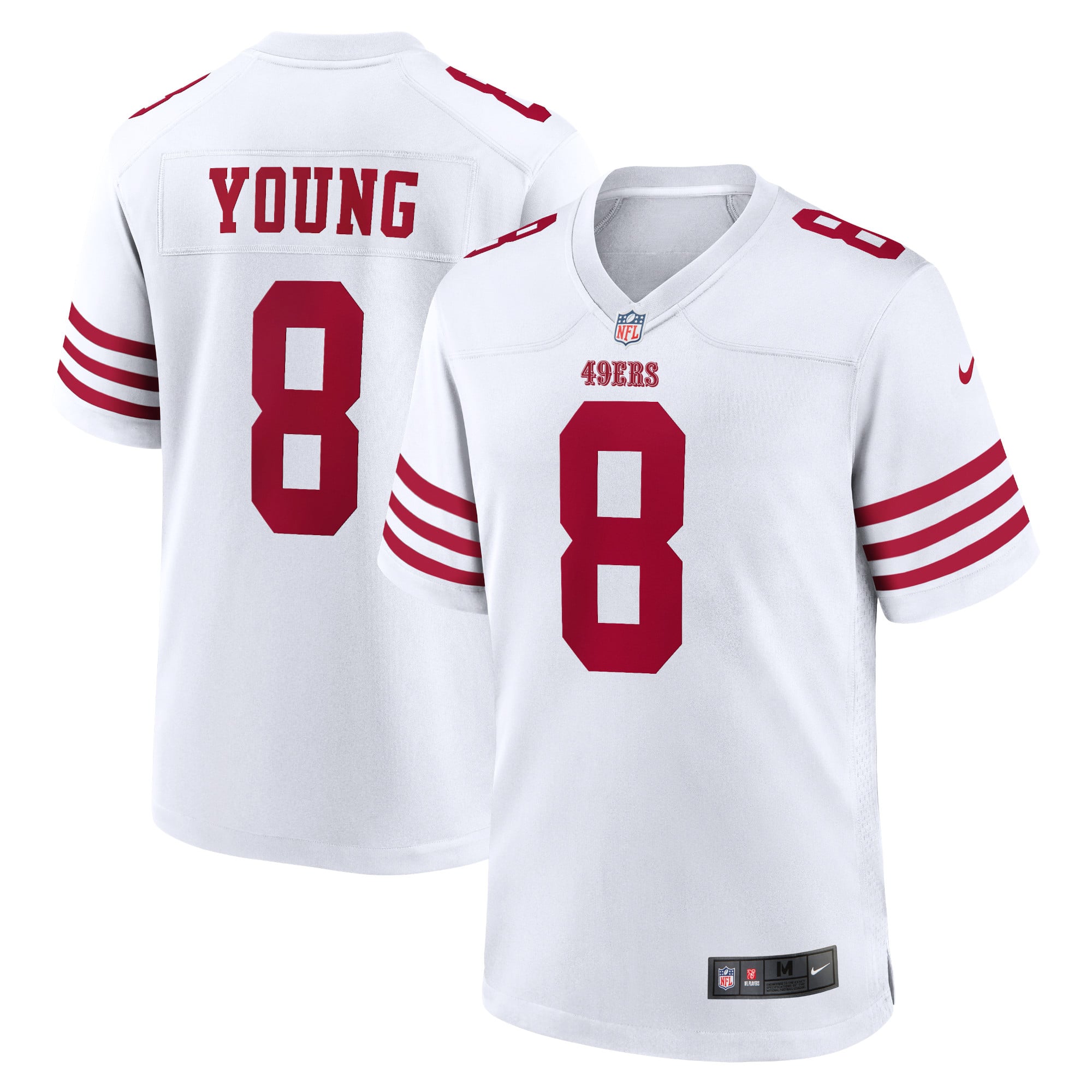 San Francisco 49ers White Retired Player Jersey for Men – Steve Young