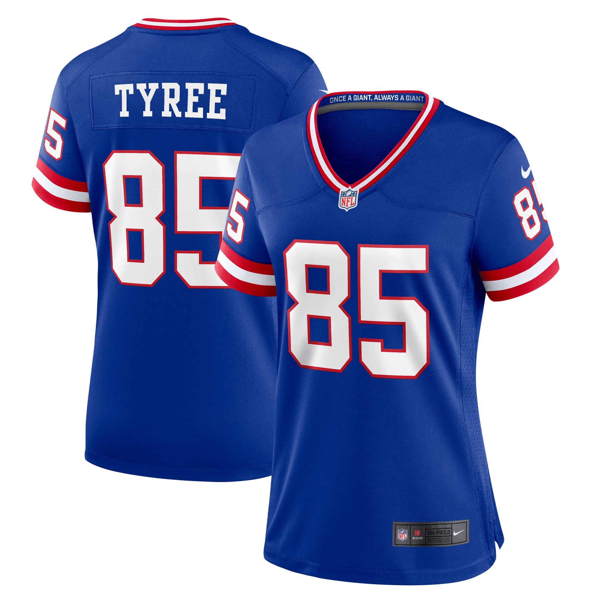 New York Giants Royal Retired Classic Player Jersey for Men – David Tyree