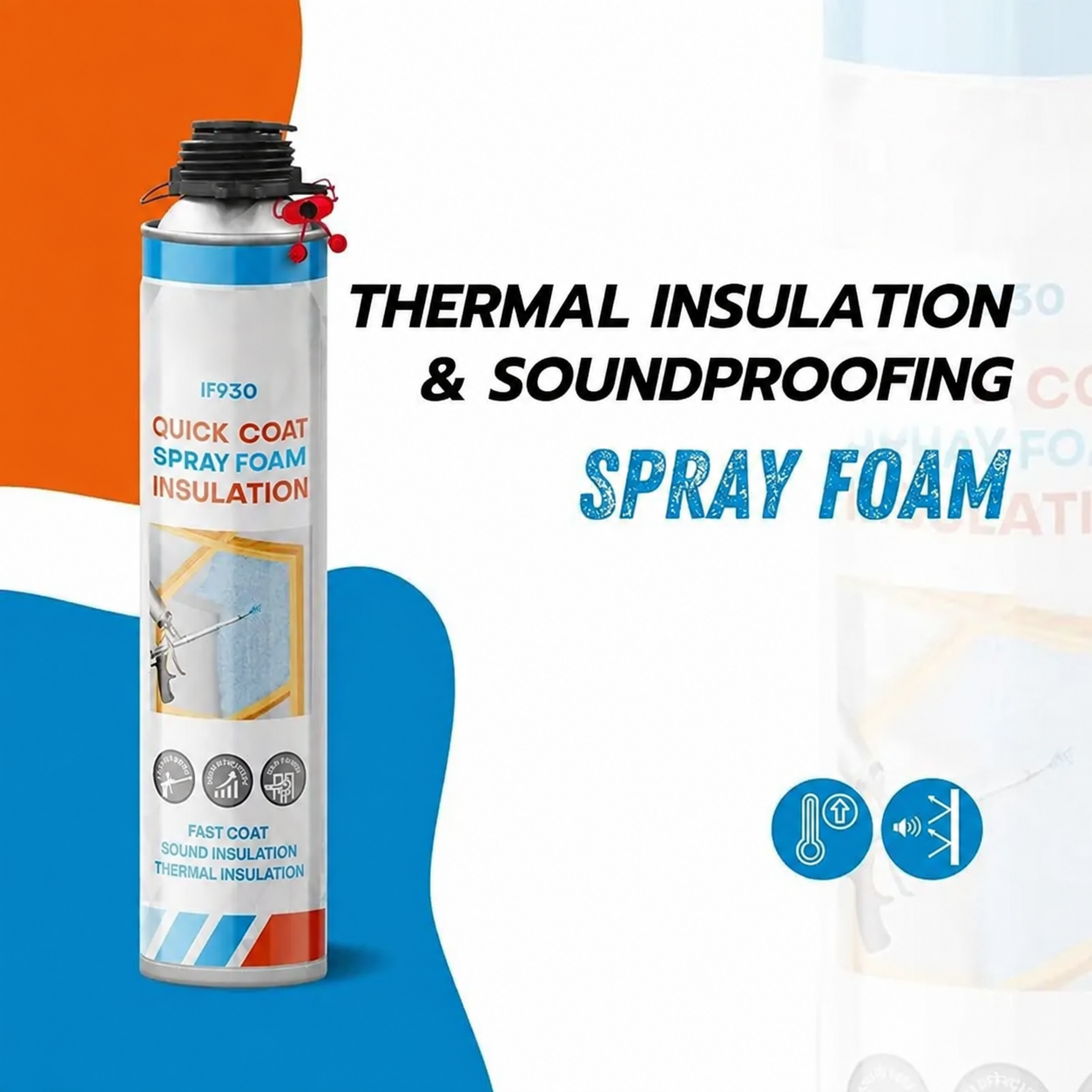 Spray Foam Insulation Kit (Thermal & Sound Insulation)
