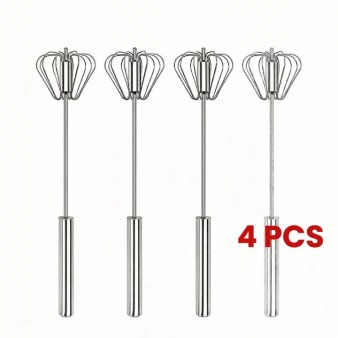 GG - Stainless Steel Semi-Automatic Hand Egg Beater