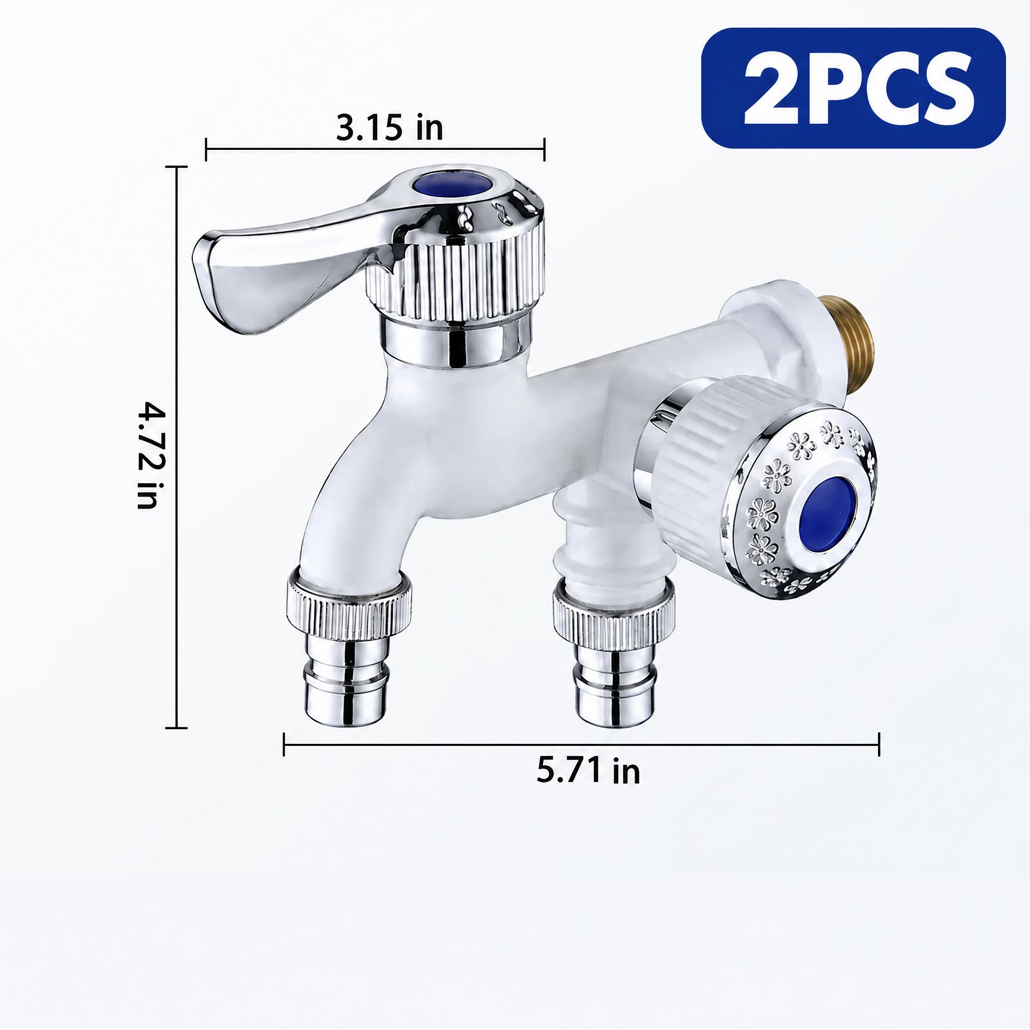 Dual Outlet Washing Machine Plastic Faucet