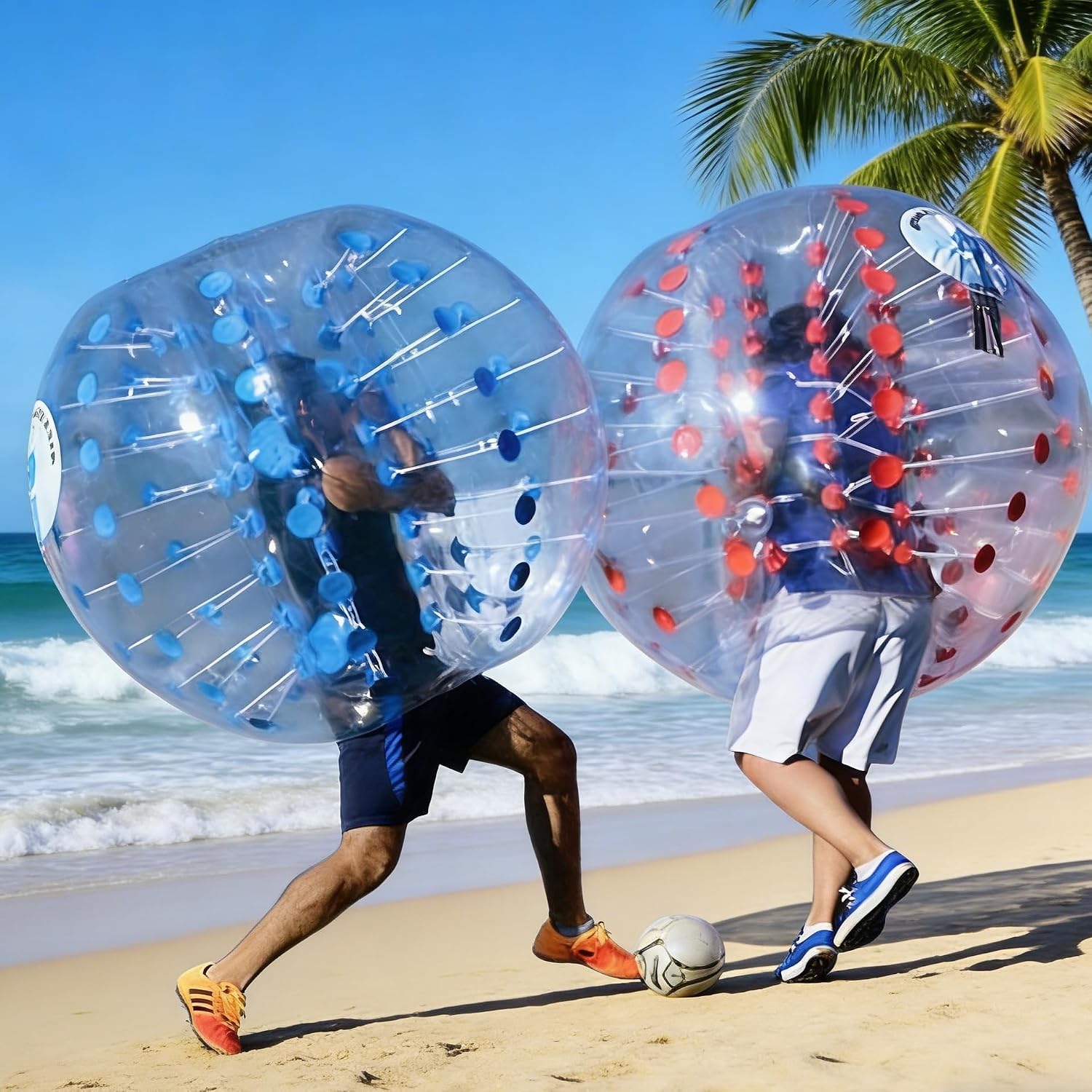 Inflatable Bumper ONE Ball for Adult Kids Bubble Soccer Balls Blow Up Toy Playground Balls GGman Hamster Knocker Ball Outdoor Zorb Balls