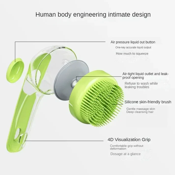 Pet Bath Brush