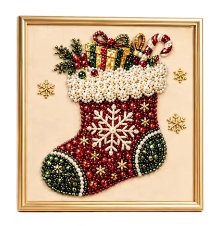 3D Christmas Pearl Art Kit