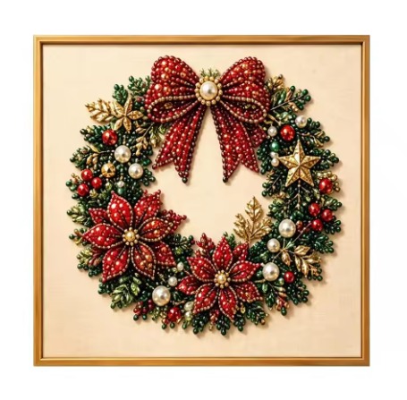 3D Christmas Pearl Art Kit