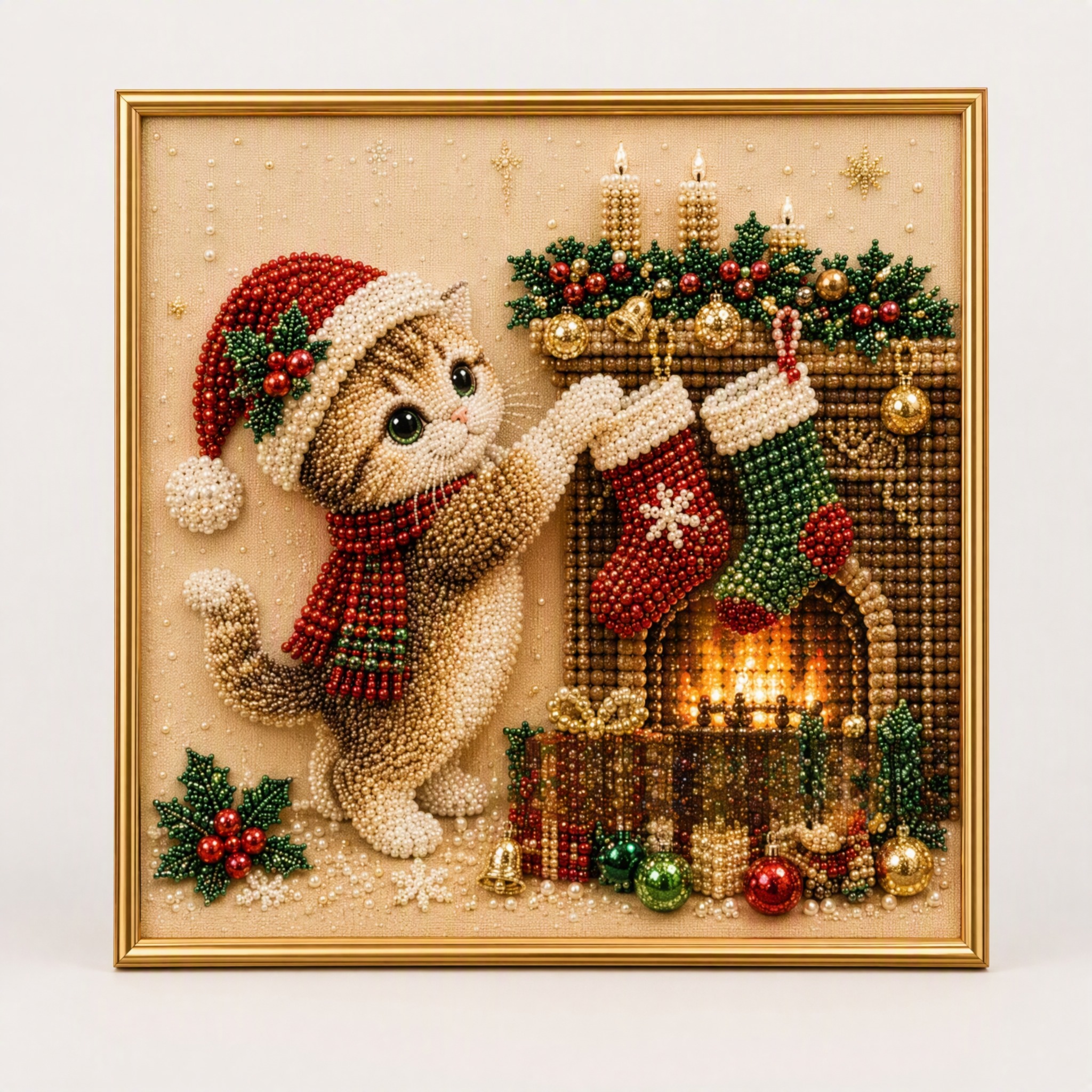 3D Christmas Pearl Art Kit