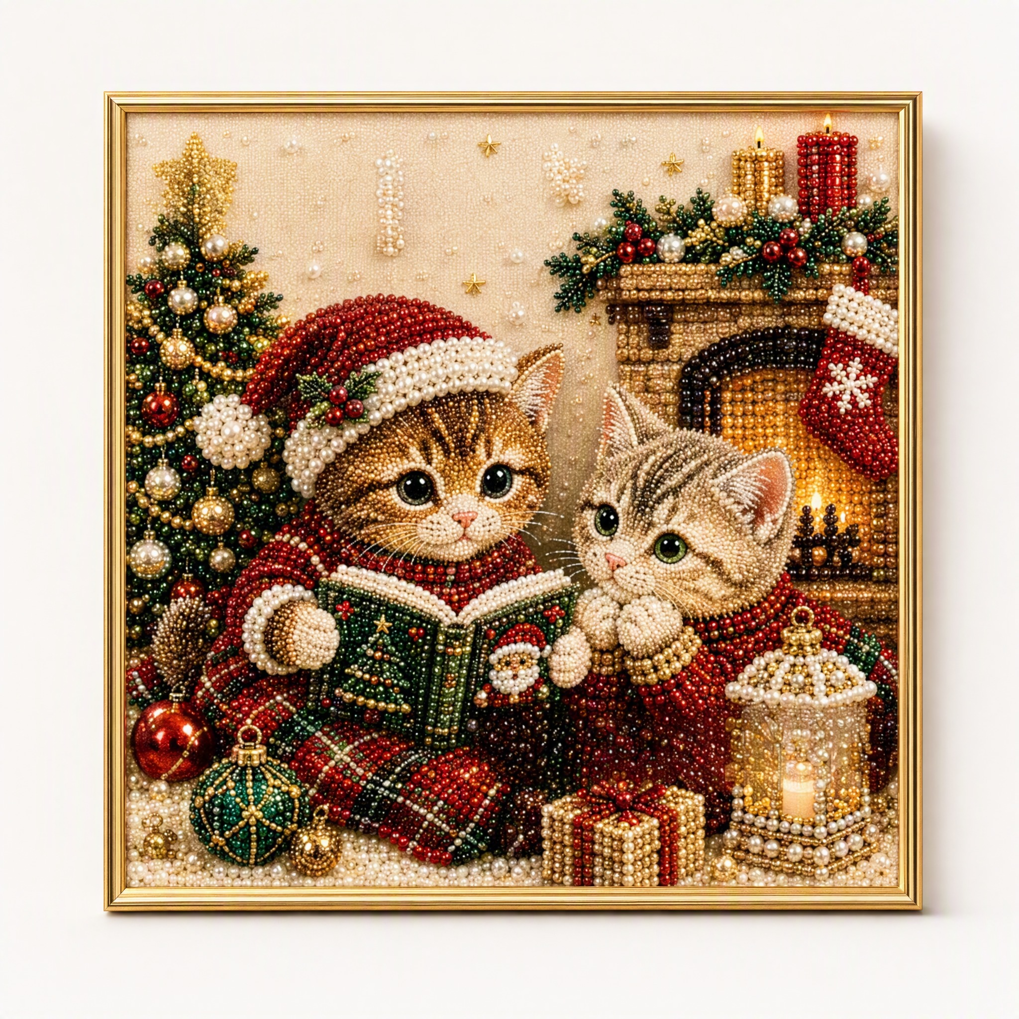 3D Christmas Pearl Art Kit