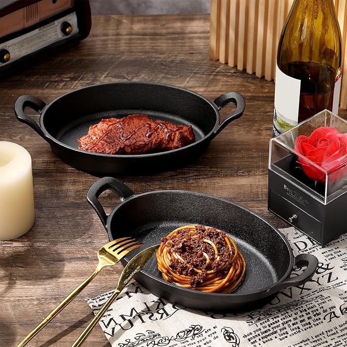 Small Cast Iron Skillet Set