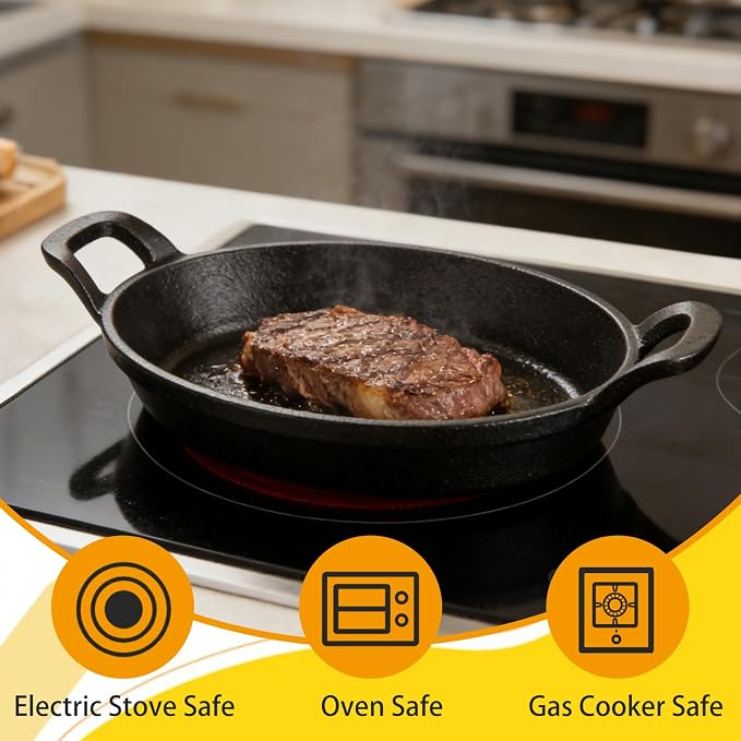 Small Cast Iron Skillet Set