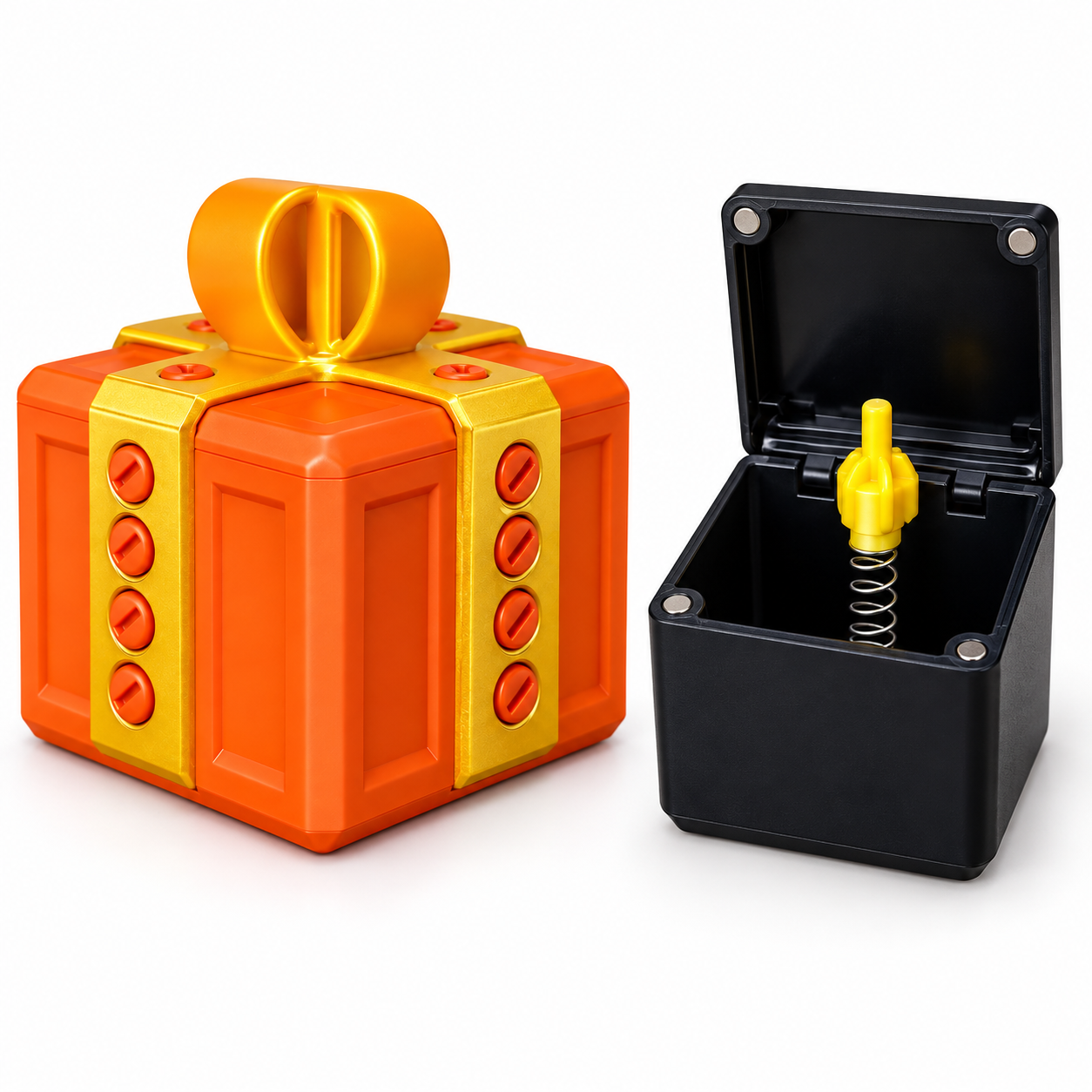 Mechanical Surprise Gift Box – Spring-Loaded Puzzle Toy