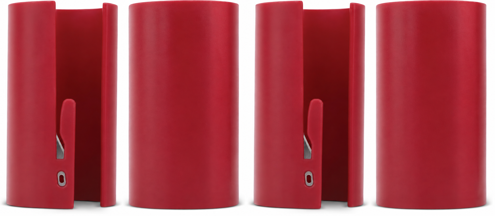 2-Pack Sliding Wrapping Paper Cutter – Safe Hidden-Blade Gift Wrap Cutting Tool
