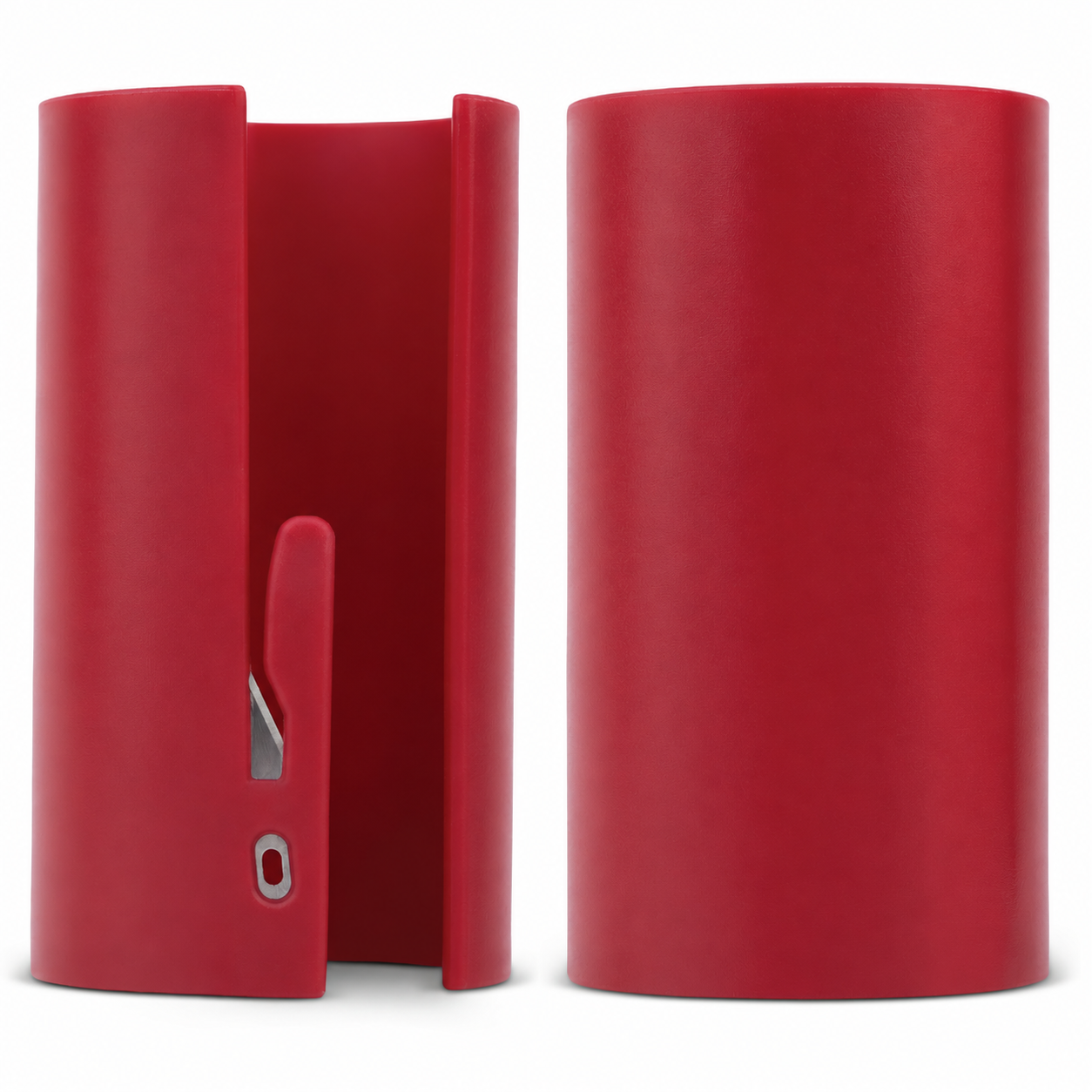 2-Pack Sliding Wrapping Paper Cutter – Safe Hidden-Blade Gift Wrap Cutting Tool