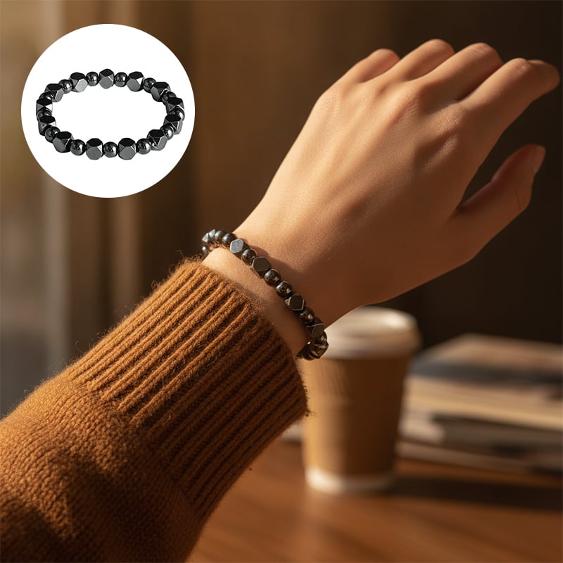 Natural Black Stone Bracelet