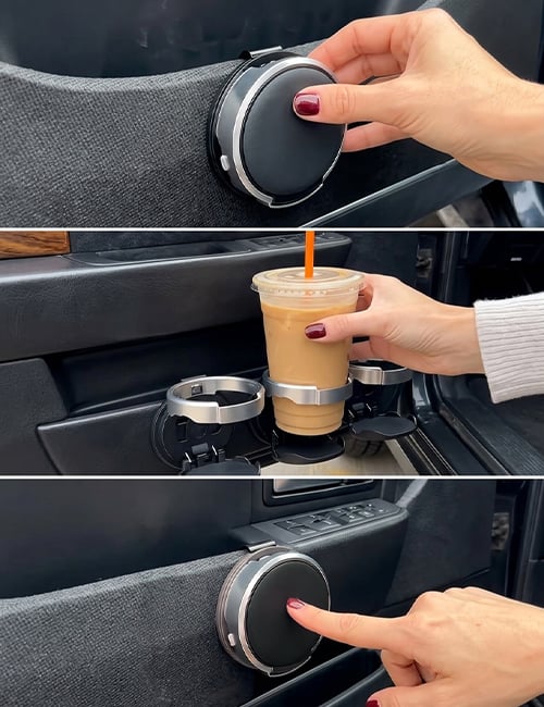 Foldable Car Cup Holder