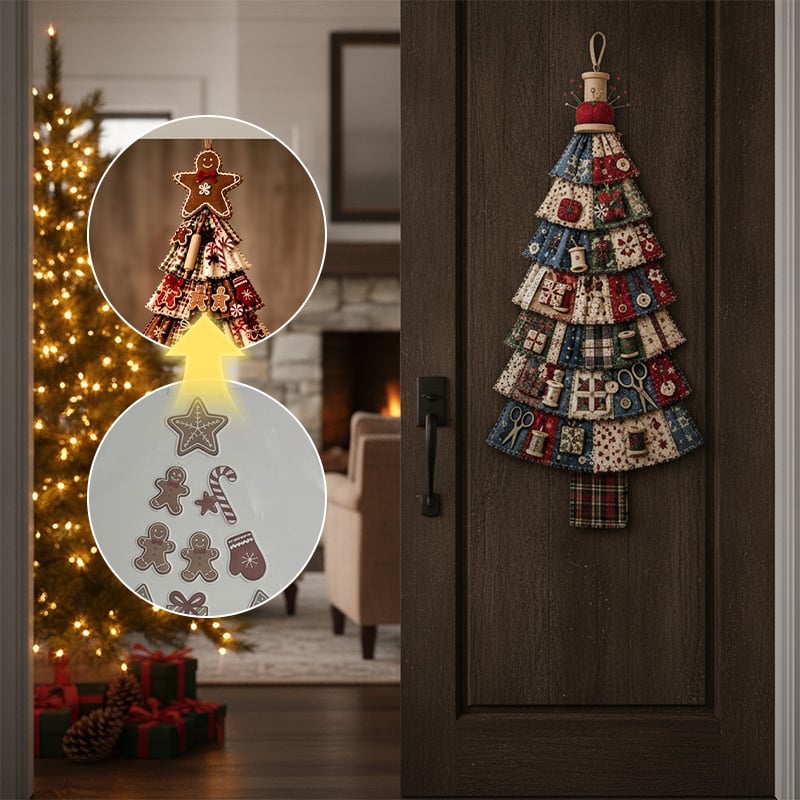 DIY Christmas Tree Door Hanger Craft Kit