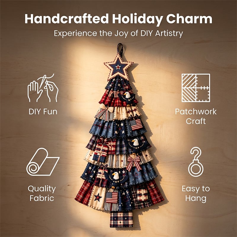 DIY Christmas Tree Door Hanger Craft Kit