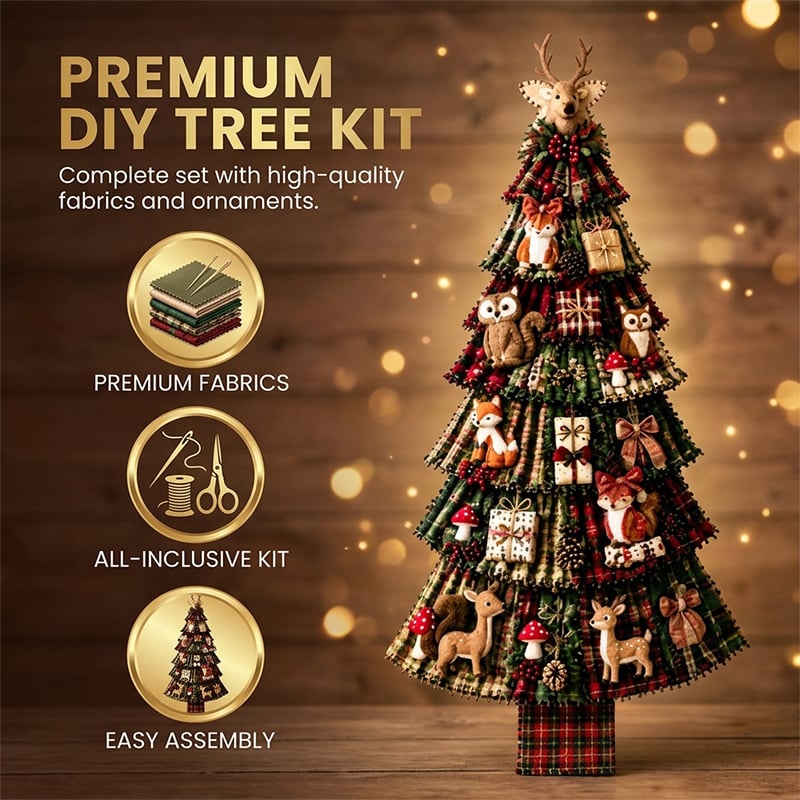 DIY Christmas Tree Door Hanger Craft Kit