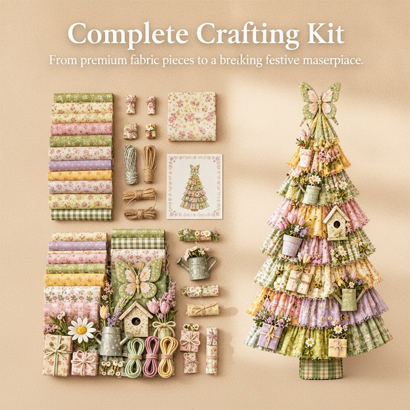 DIY Christmas Tree Door Hanger Craft Kit
