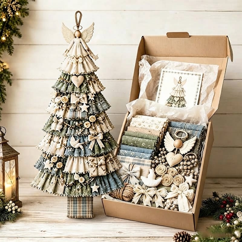 DIY Christmas Tree Door Hanger Craft Kit