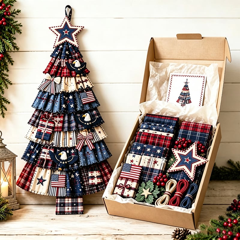 DIY Christmas Tree Door Hanger Craft Kit