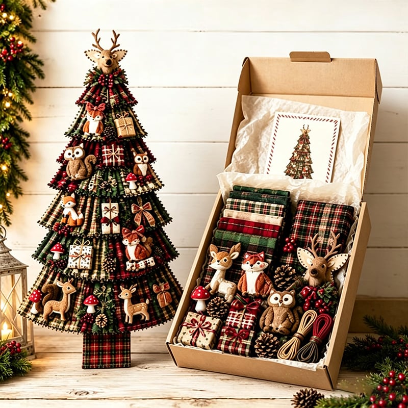DIY Christmas Tree Door Hanger Craft Kit