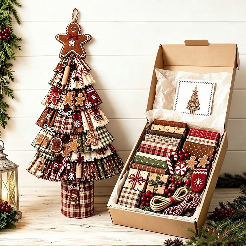 DIY Christmas Tree Door Hanger Craft Kit