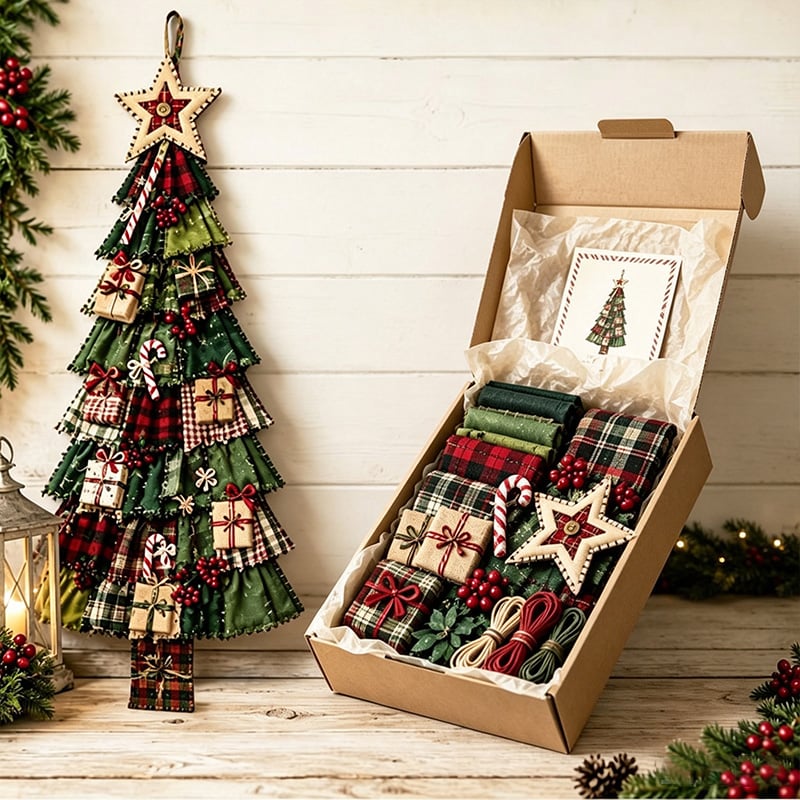 DIY Christmas Tree Door Hanger Craft Kit