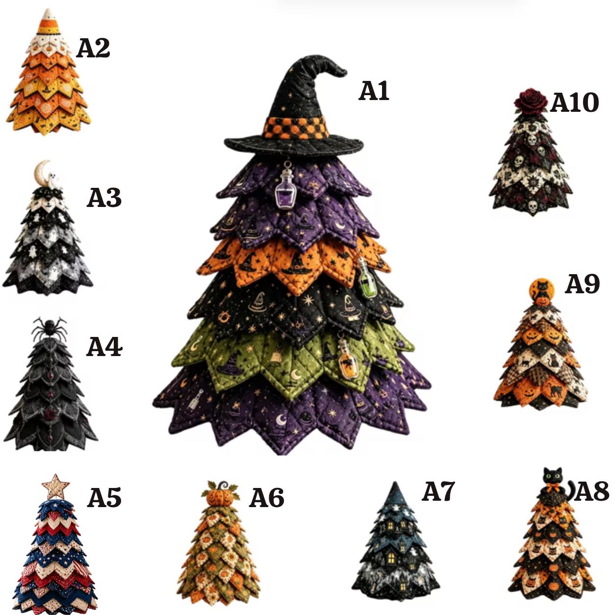 Quilted Christmas Tree DIY Sewing Kit – Beginner-Friendly Fabric Holiday Craft & Festive Home Decor