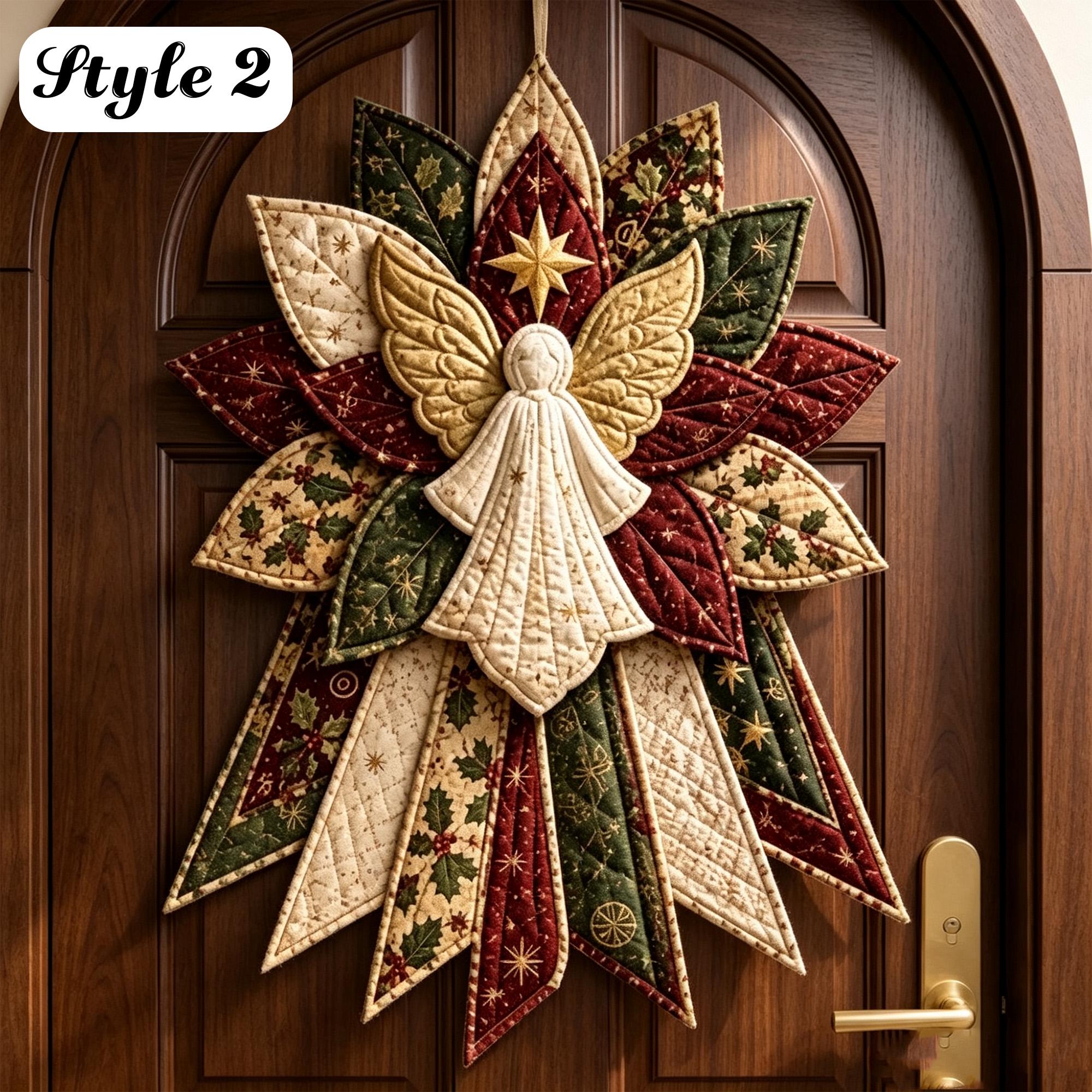 DIY Quilted Holiday Door Hanger Sewing Kit – Beginner-Friendly Christmas & Halloween Fabric Craft