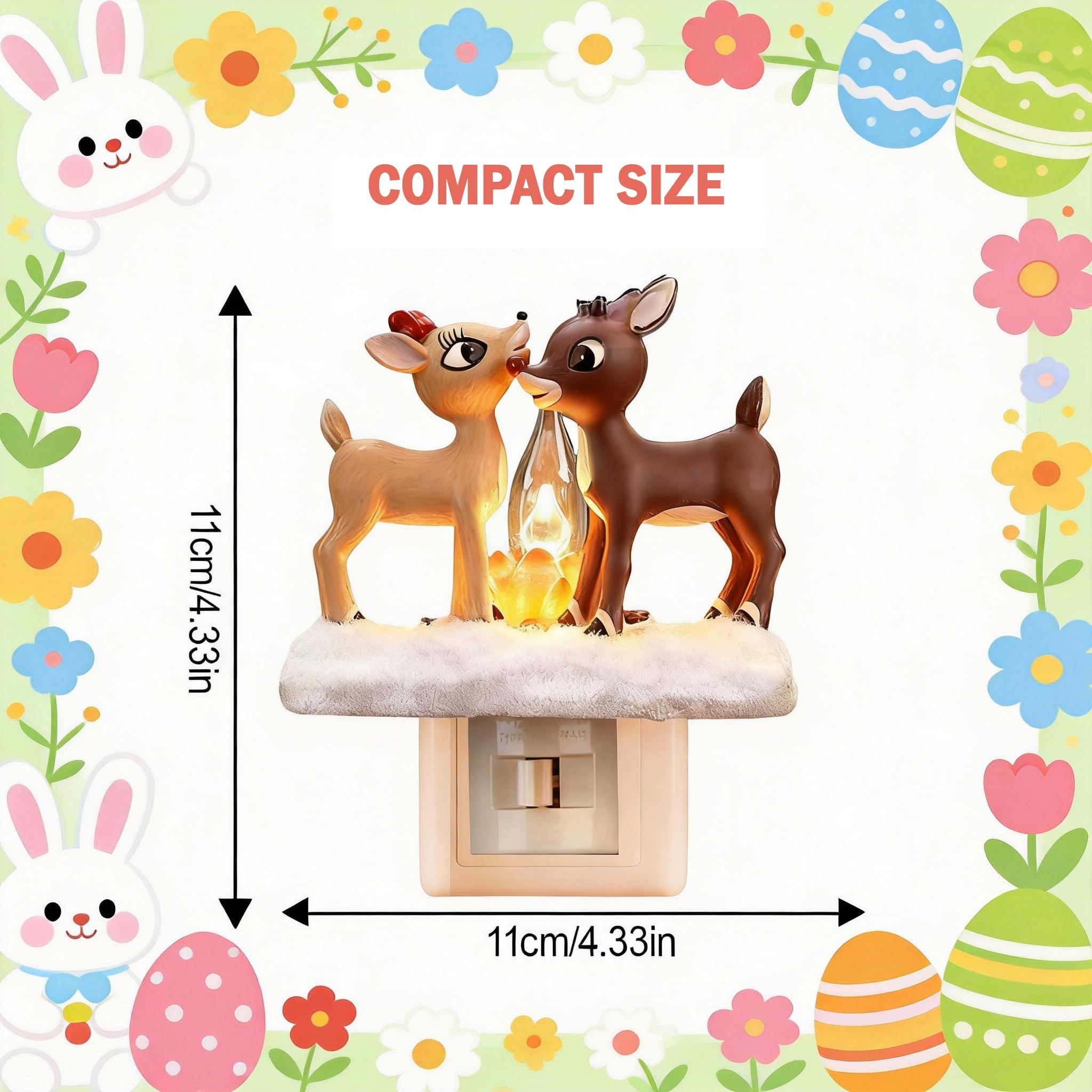 Christmas Reindeer Campfire Nightlight