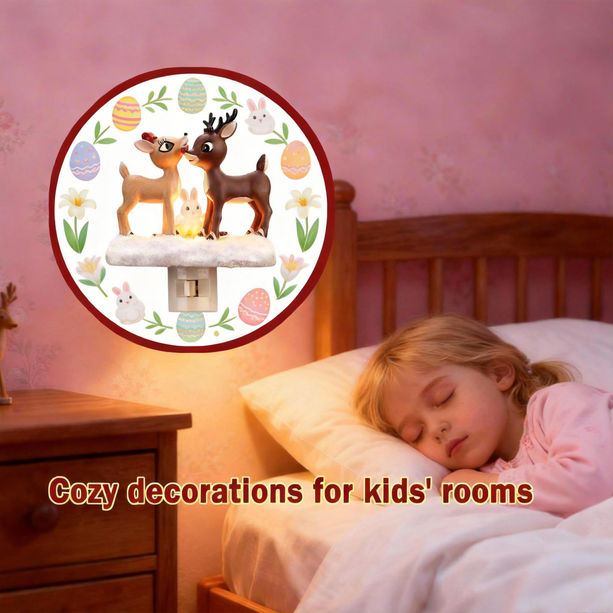 Christmas Reindeer Campfire Nightlight