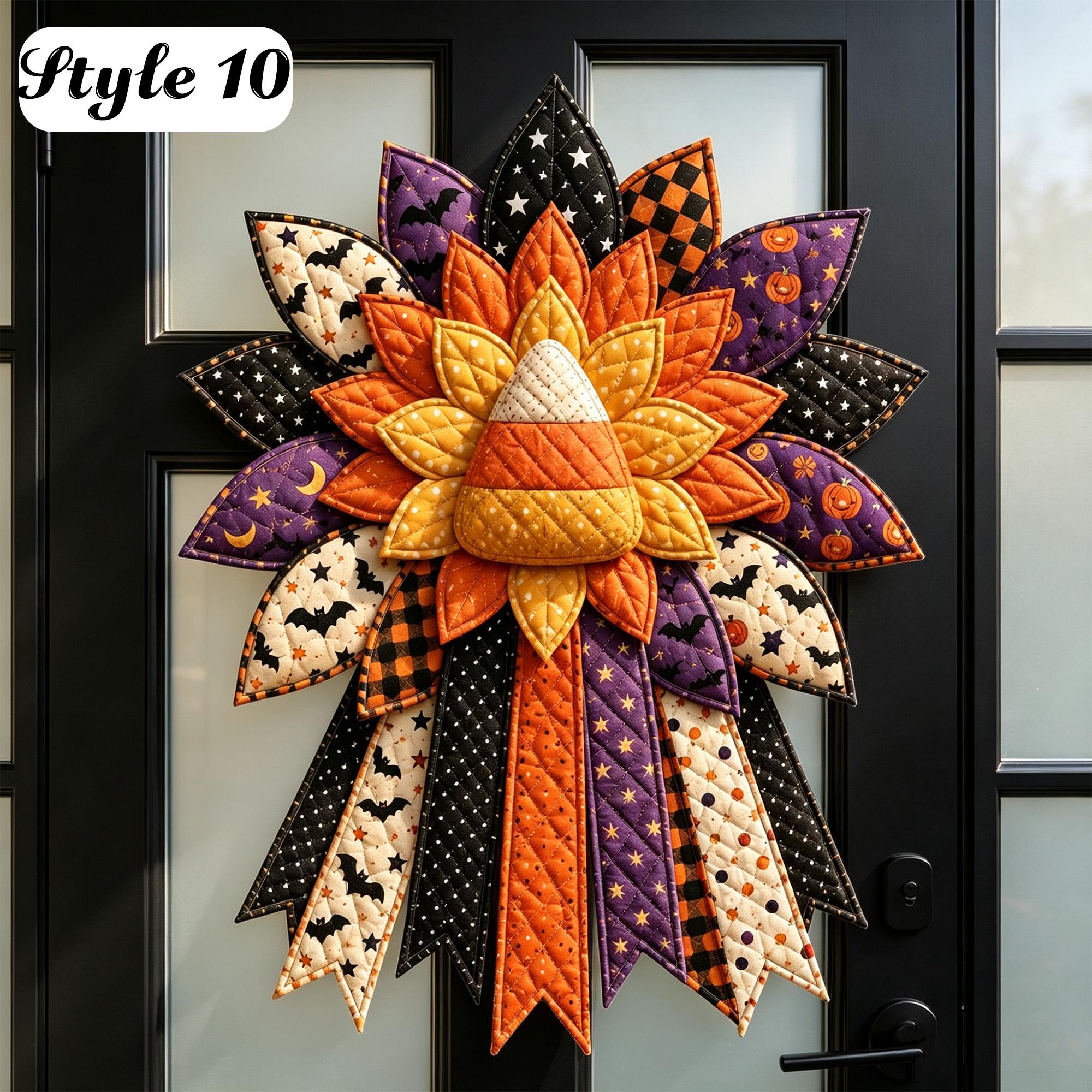 DIY Quilted Holiday Door Hanger Sewing Kit – Beginner-Friendly Christmas & Halloween Fabric Craft