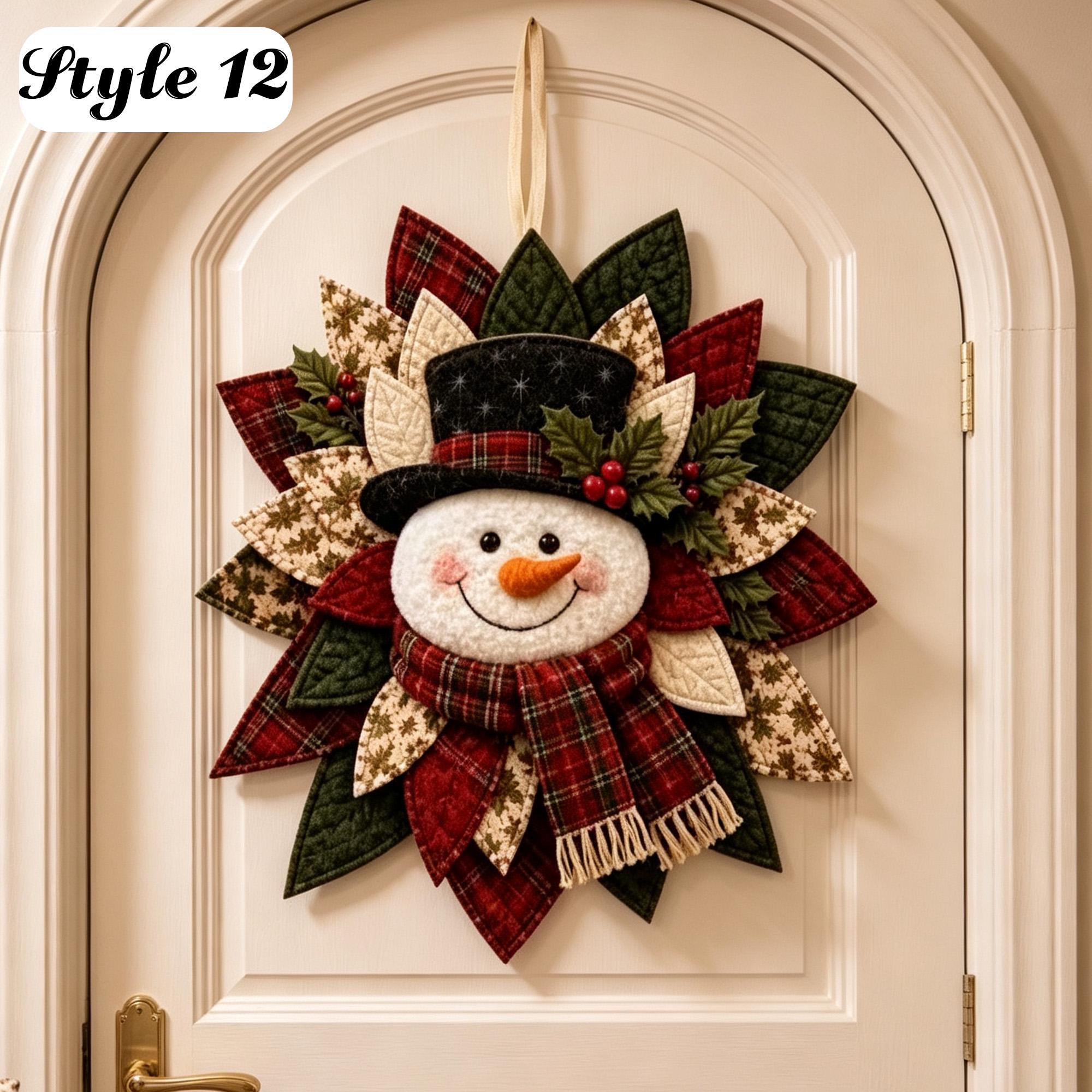 DIY Quilted Holiday Door Hanger Sewing Kit – Beginner-Friendly Christmas & Halloween Fabric Craft