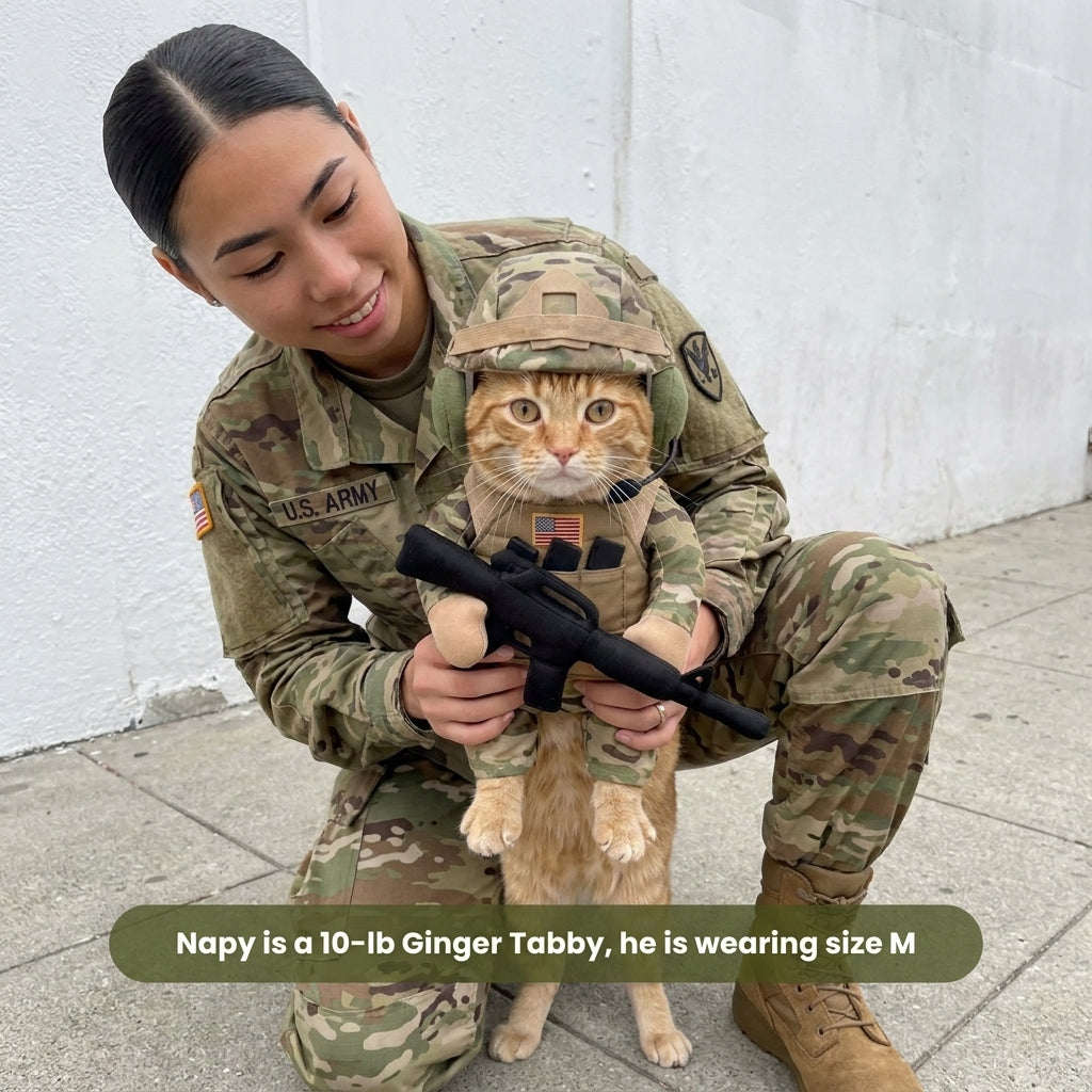 Cat Soldier Outfit