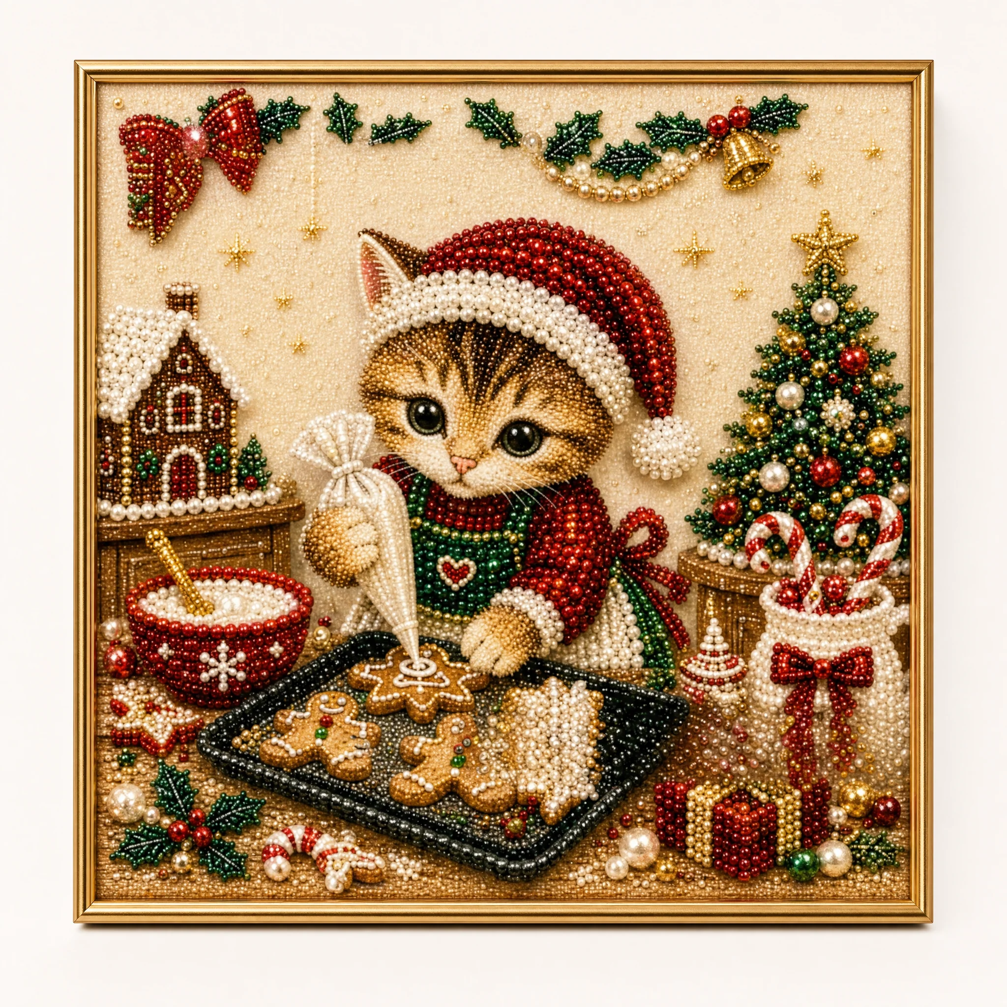 3D Christmas Pearl Art Kit