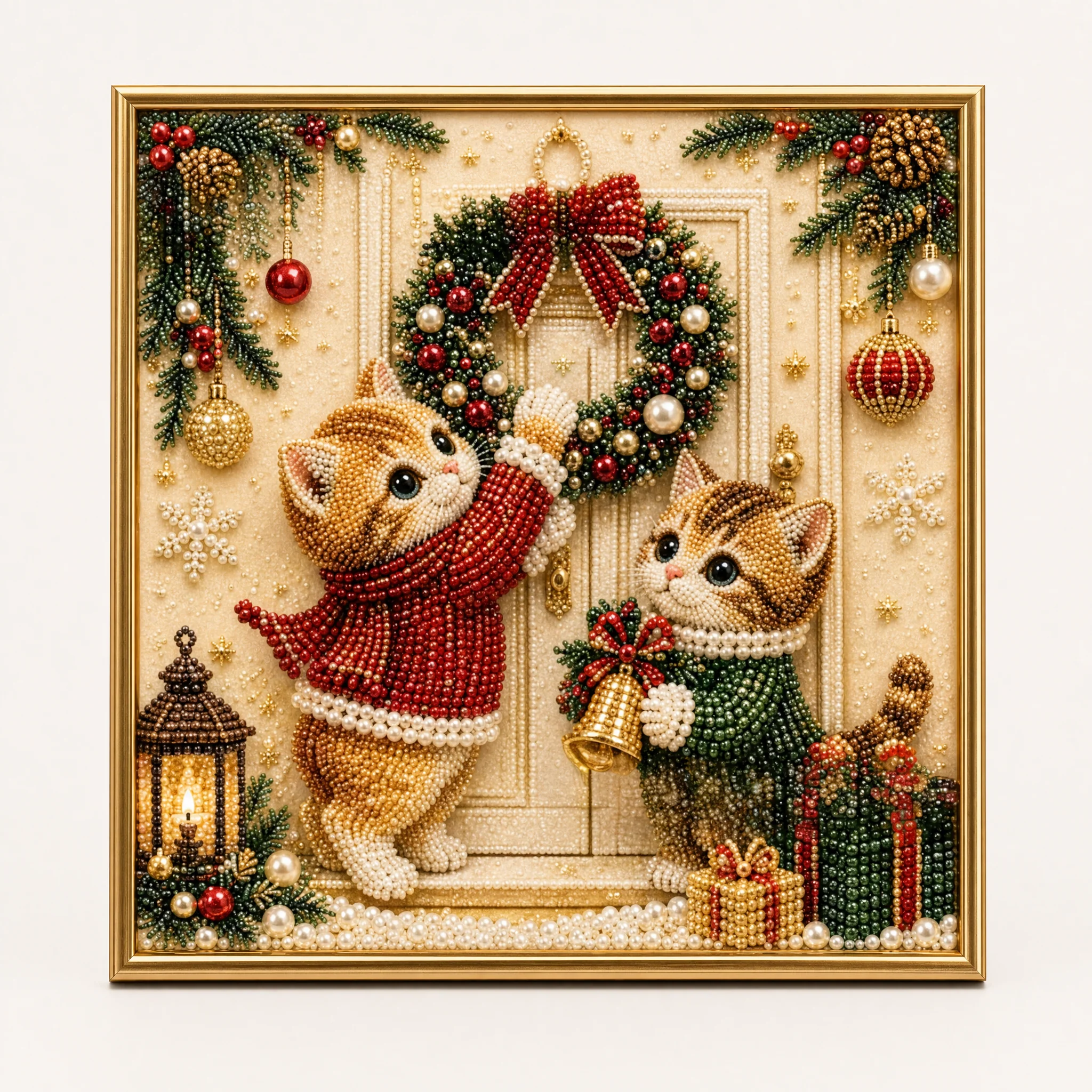 3D Christmas Pearl Art Kit
