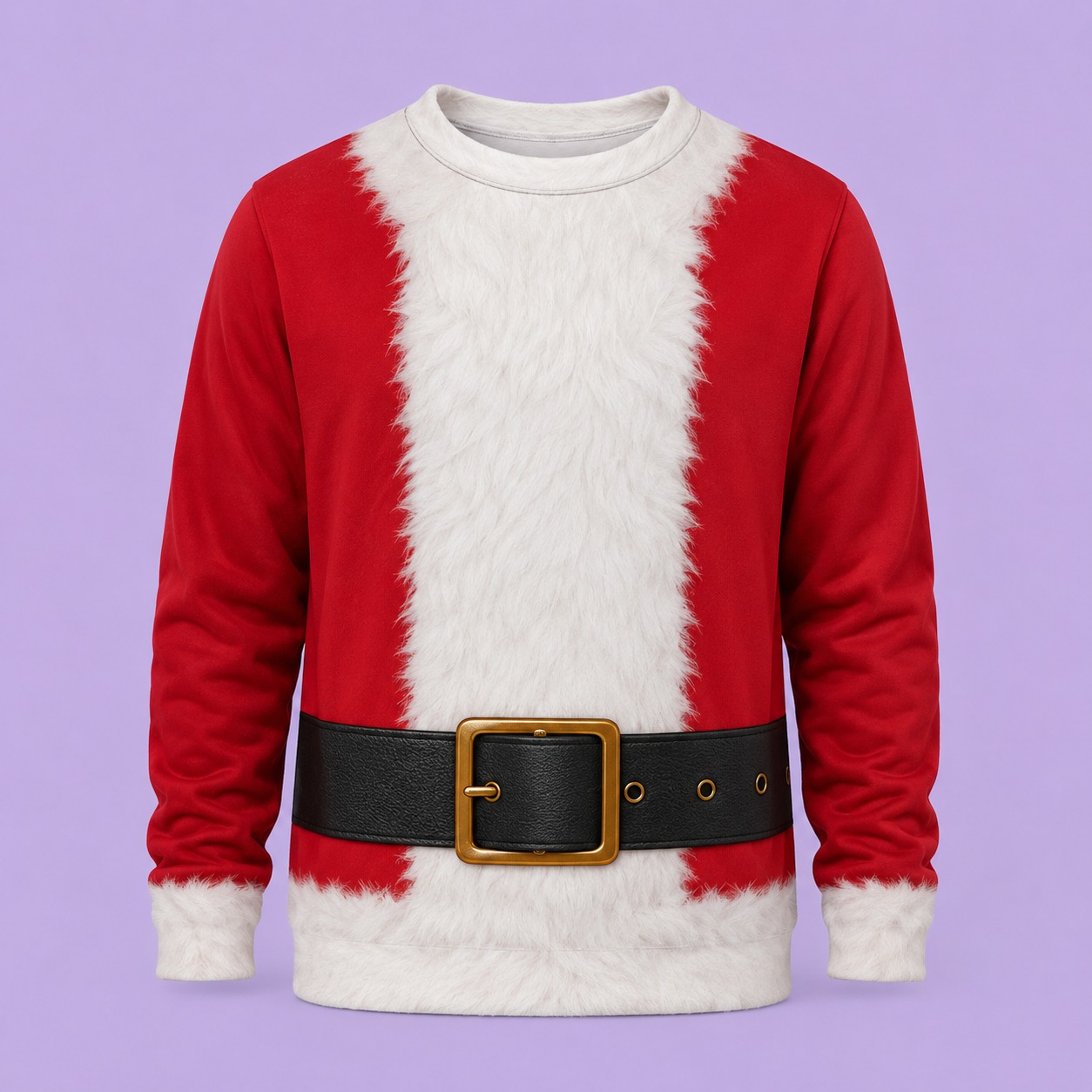 Santa Bare-Chest Christmas Sweater