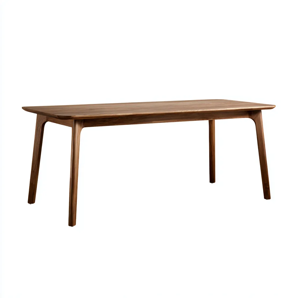 Tavolo da pranzo 160×85×75 cm - marrone chiaro - legno - rettangolare - Sala da pranzo-Dozenlinest