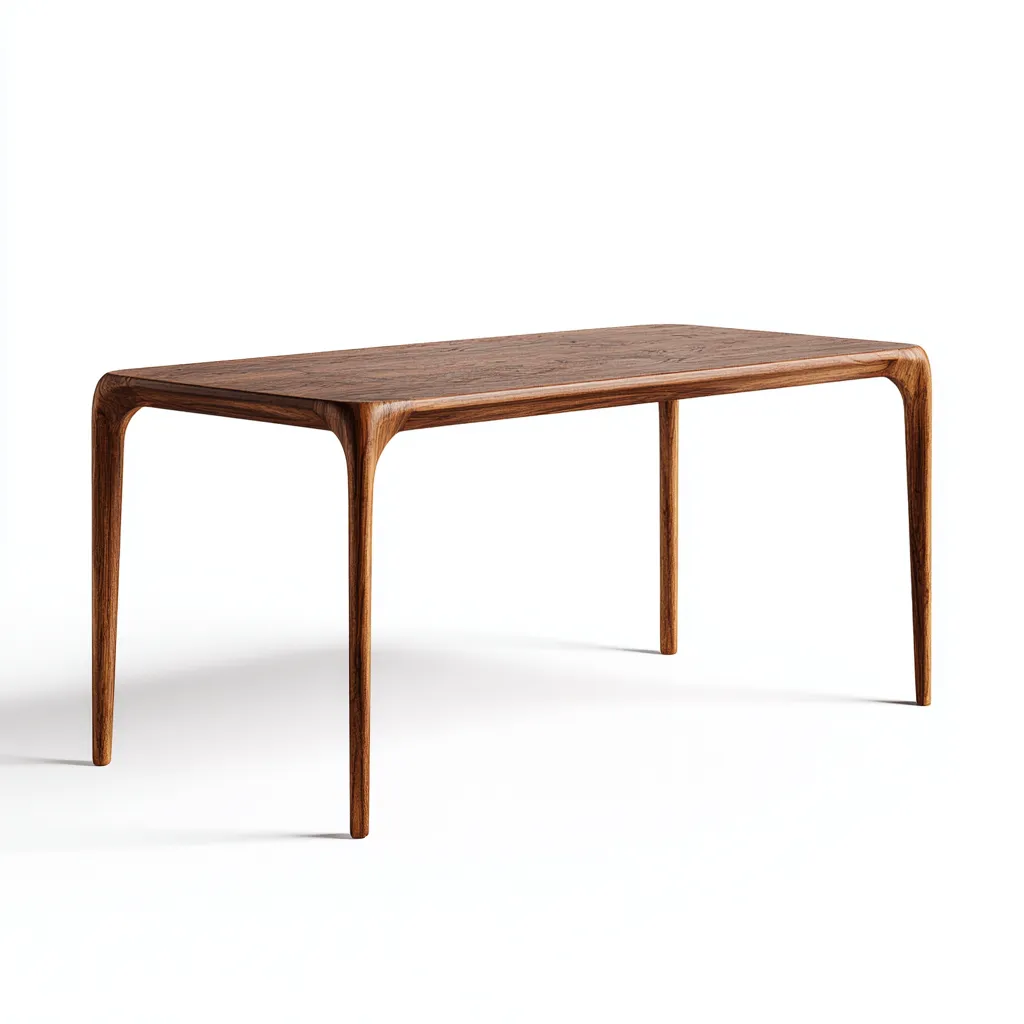 Tavolo da pranzo 160×85×75 cm - marrone - legno massello - rettangolare con bordi arrotondati - Sala Da Pranzo-Nadiiacorner