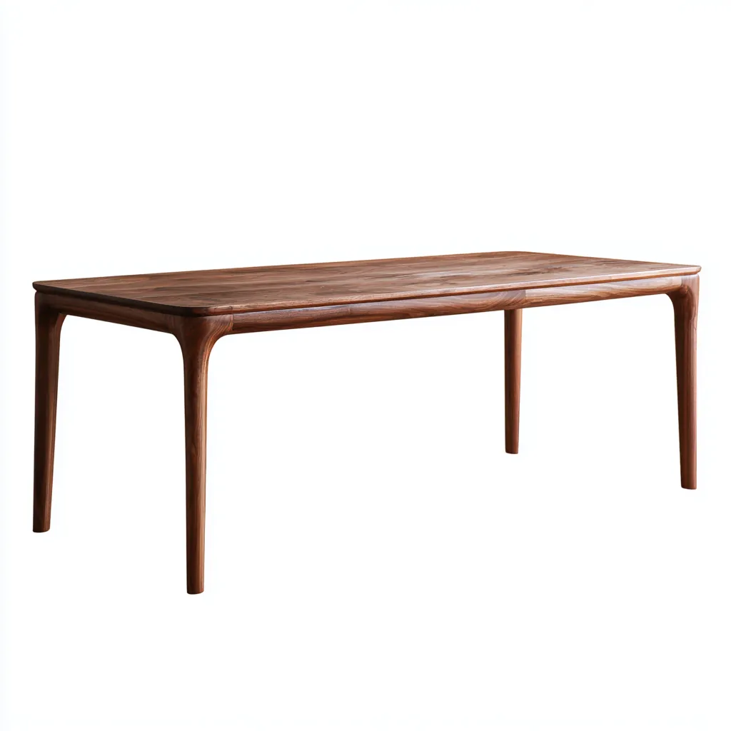Tavolo da pranzo 160×90×75 cm - legno effetto noce - noce scuro - design essenziale per sala da pranzo-Nadiiacorner