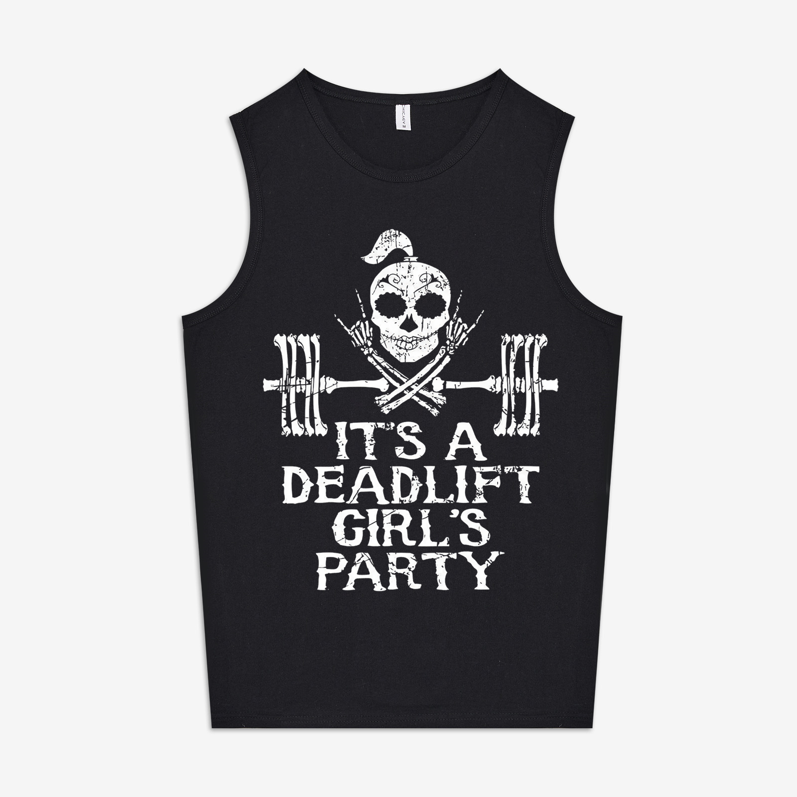 It's a Deadlift Girl's Party Printed Women's Vest