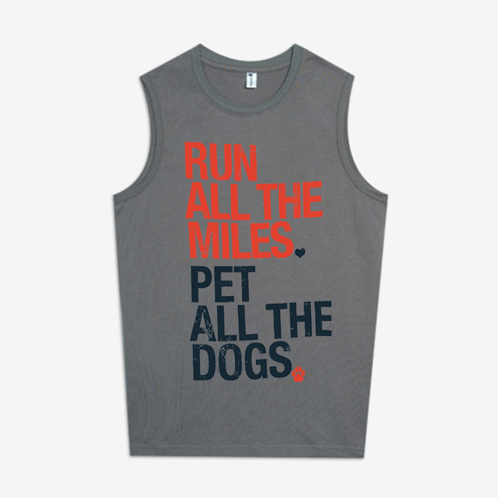 Run All The Miles Printed Women's Vest