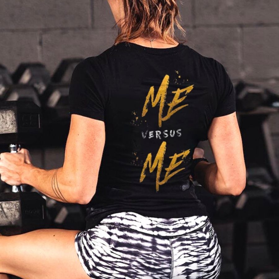 Me Versus Me Printed Women's T-shirt