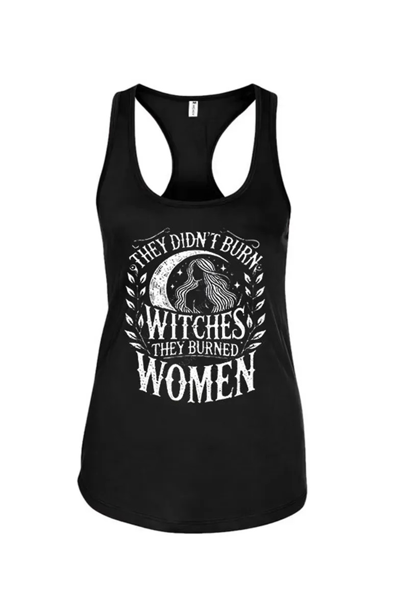 They Didn't Burn Witches Printed Women's Tank Top