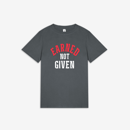 Earned Not Given Printed Women's T-shirt