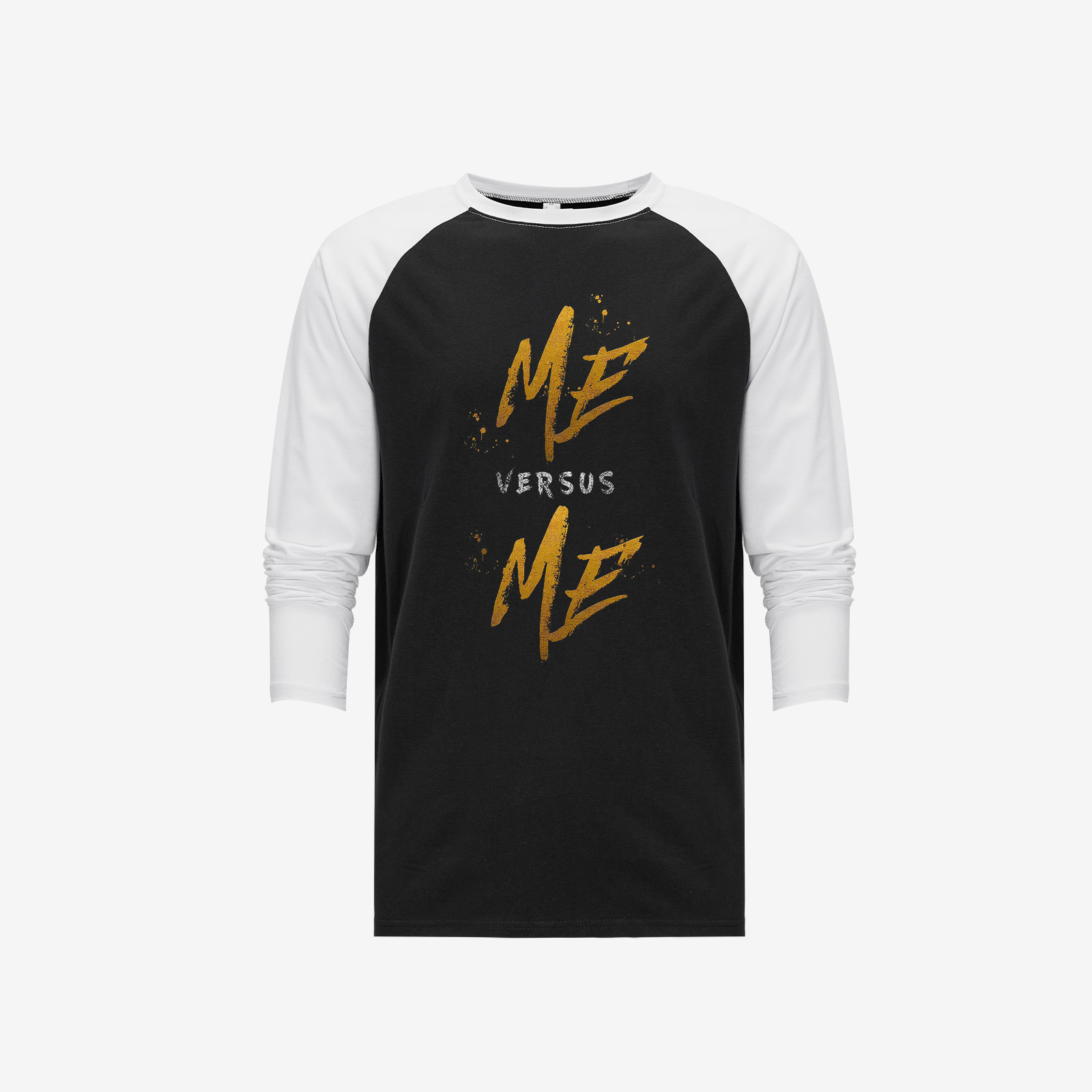 Me Versus Me Long Sleeve T-shirt-traneing