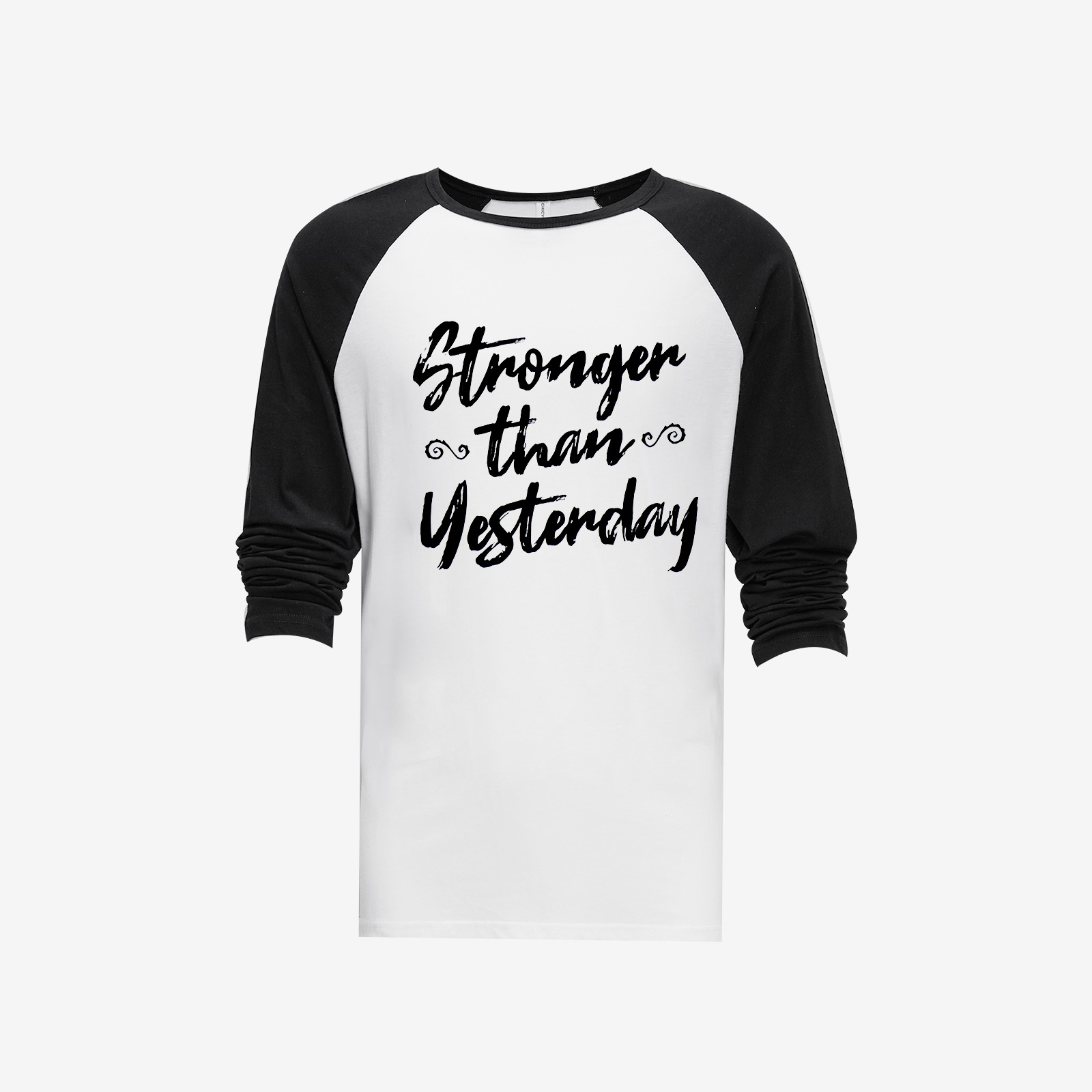 Strong Than Yesterday Long Sleeve T-shirt-traneing