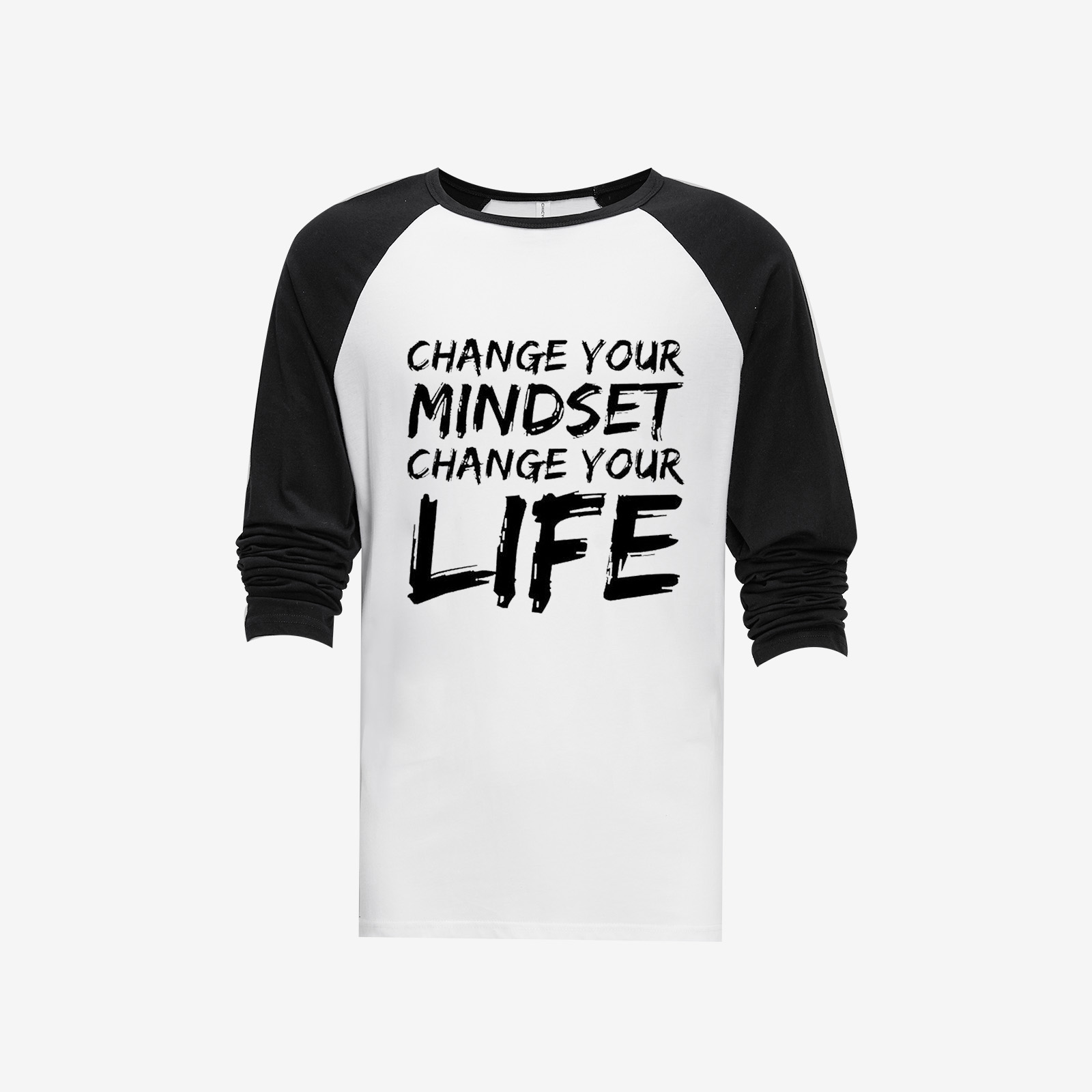 Change Your Mindset Long Sleeve T-shirt-traneing
